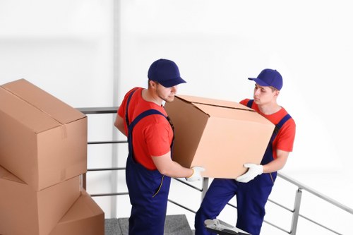 Moving team planning a South London property removal