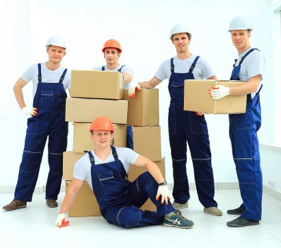 Furniture placement during the final stage of a South London move