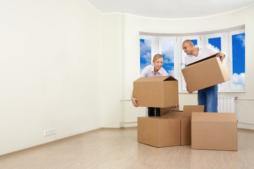 Removal van ready for a South London home move