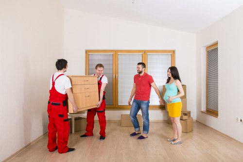 Local office relocation team handling access challenges
