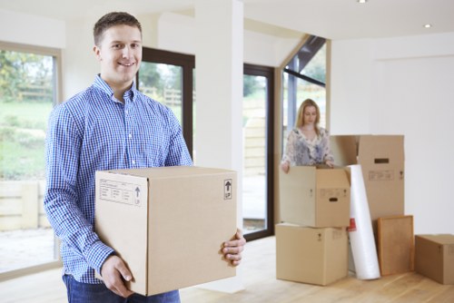 Southlondon Removals staff working safely during a relocation